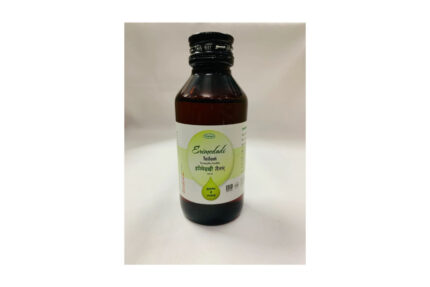 Erimedadi Tailam bottle – classical Ayurvedic herbal oil for hair fall and scalp care