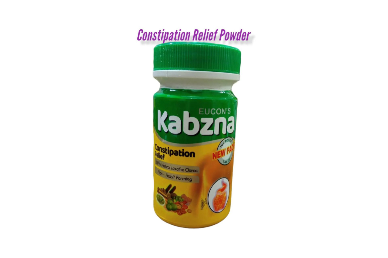 Eucon Kabzna Churna pack – Ayurvedic herbal powder for constipation relief