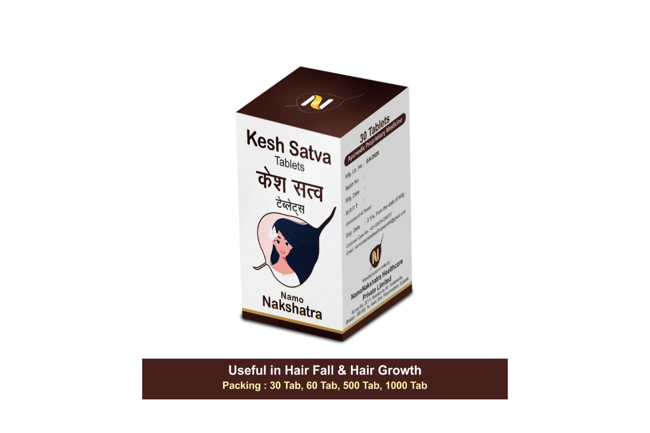 Namo Nakshatra Kesh Satva Tablets – Ayurvedic tablets for hair fall