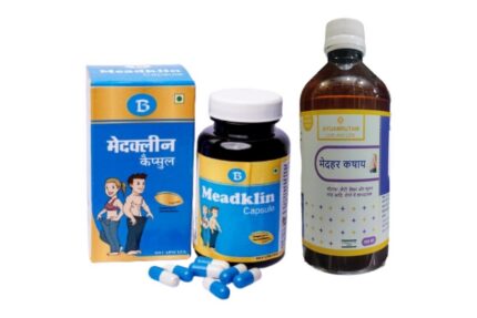Balaji’s AyushSlim+ Kit – Meadklin Capsules and Medhar Kashay for weight management