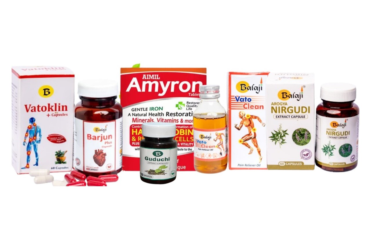Balaji Ayurvedic SandhiCare+ Kit – joint care combo with massage oil, capsules and tablets