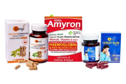 Balaji’s SinoCare Kit – Lergyklin, Amyron Tablets and Ashwagandha for sinus support