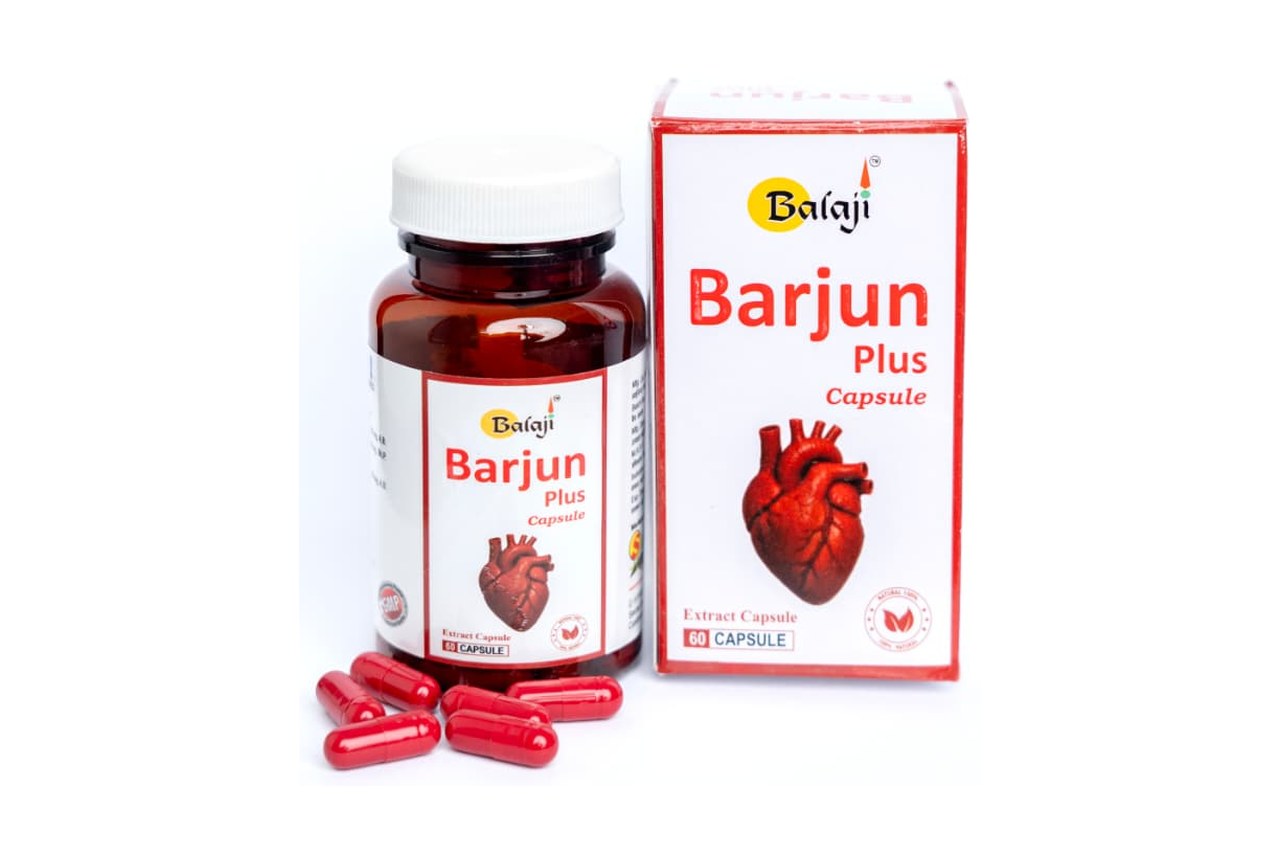 Barjun Plus Capsule pack – Ayurvedic arjuna capsules for heart wellness, 60 capsules