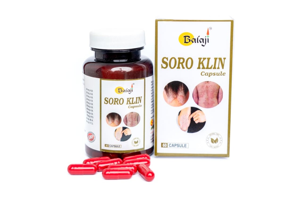 Balaji Ayurvedic Soroklin Capsule 60 capsules pack – herbal skin support